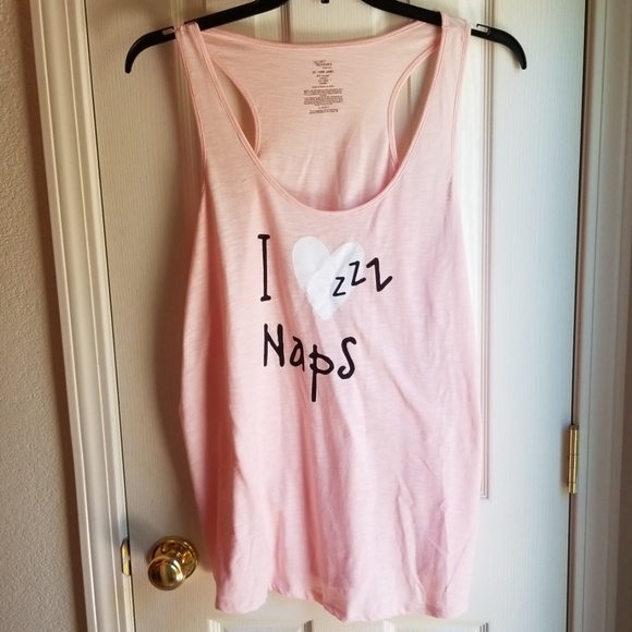 #NWT SECRET TREASURES PINK SLEEP TANK - Picture 1 of 3